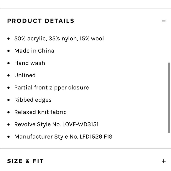 Lovers & Friends Anthea Sweater Dress in Camel - Picture 6 of 6